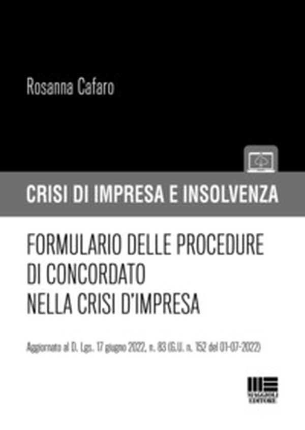 Formulario delle procedure di concordato nella crisi d'impresa - Librerie.coop Formulario delle procedure di concordato nella crisi d'impresa - Librerie.coop