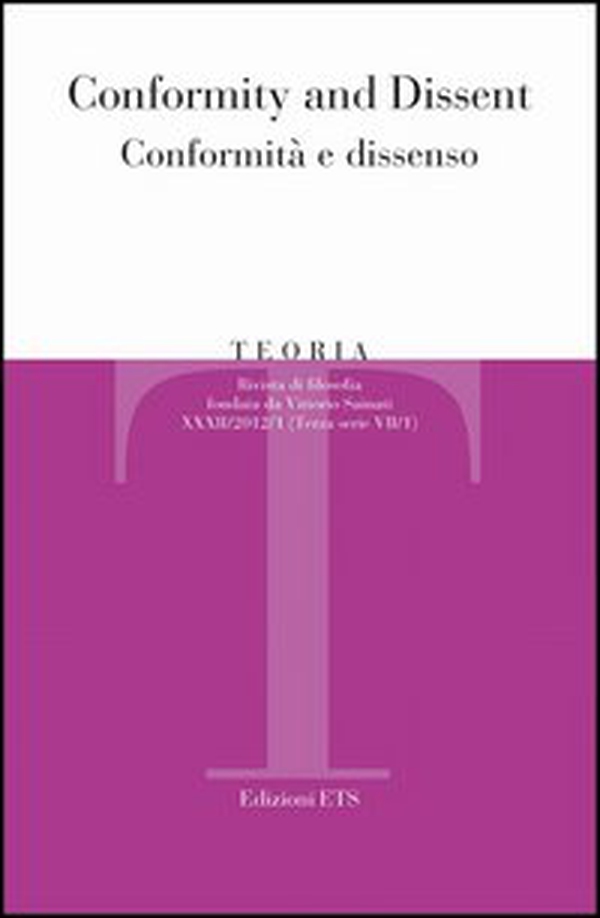 Teoria. Rivista di filosofia - Vol. 1 - Librerie.coop Teoria. Rivista di filosofia - Vol. 1 - Librerie.coop