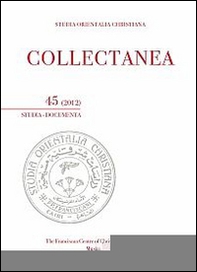 Studia orientalia christiana. Collectanea. Studia, documenta (2012). Ediz. araba, francese e inglese - Librerie.coop