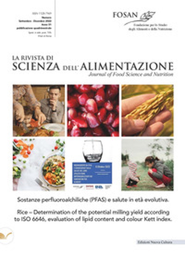 La rivista di scienza dell'alimentazione - Vol. 3 - Librerie.coop La rivista di scienza dell'alimentazione - Vol. 3 - Librerie.coop