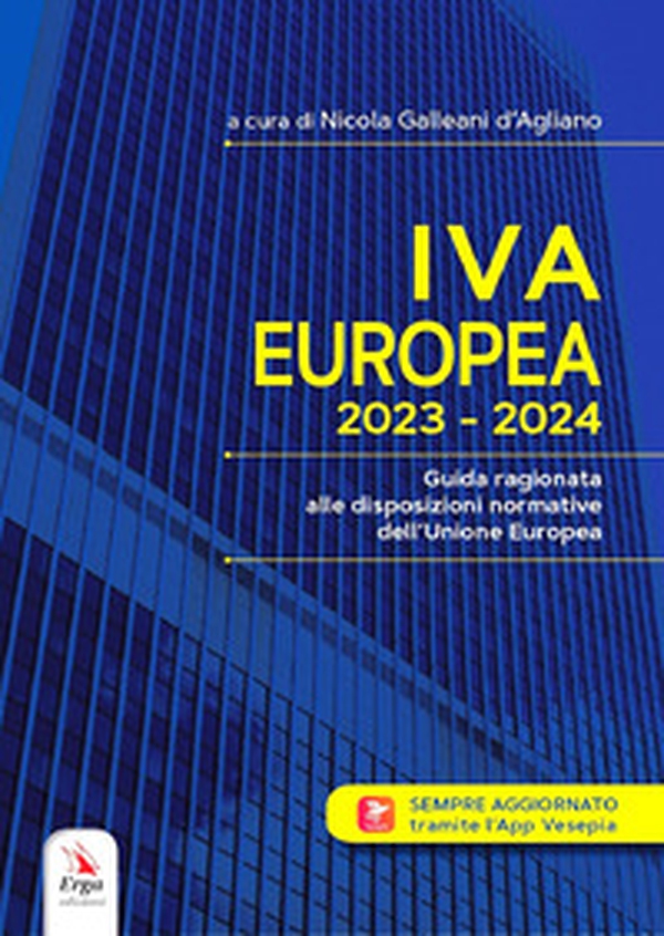 IVA Europea 2023-2024 - Librerie.coop IVA Europea 2023-2024 - Librerie.coop