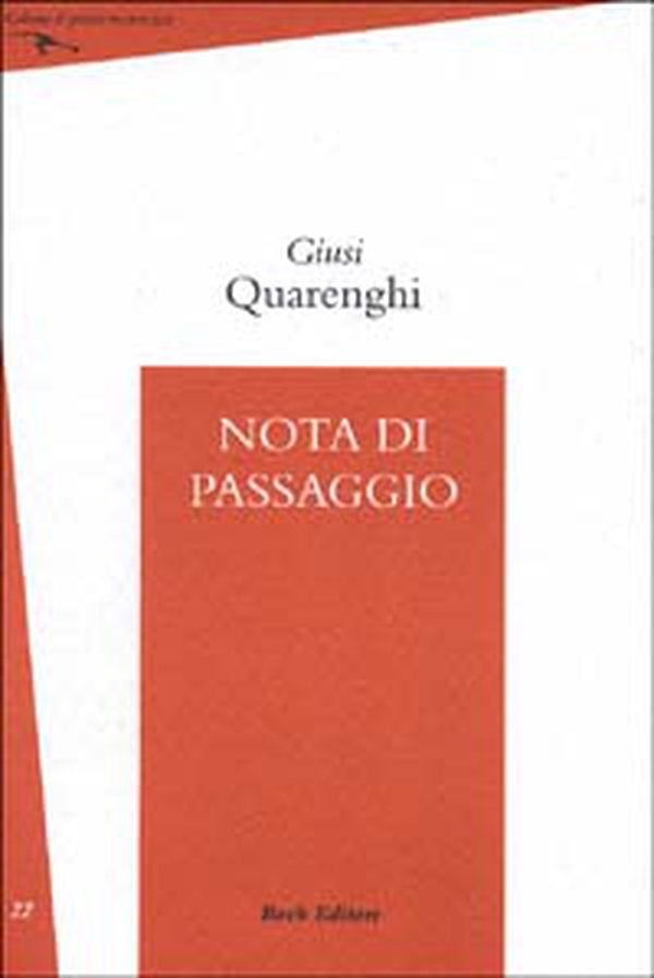 Nota di passaggio - Librerie.coop Nota di passaggio - Librerie.coop