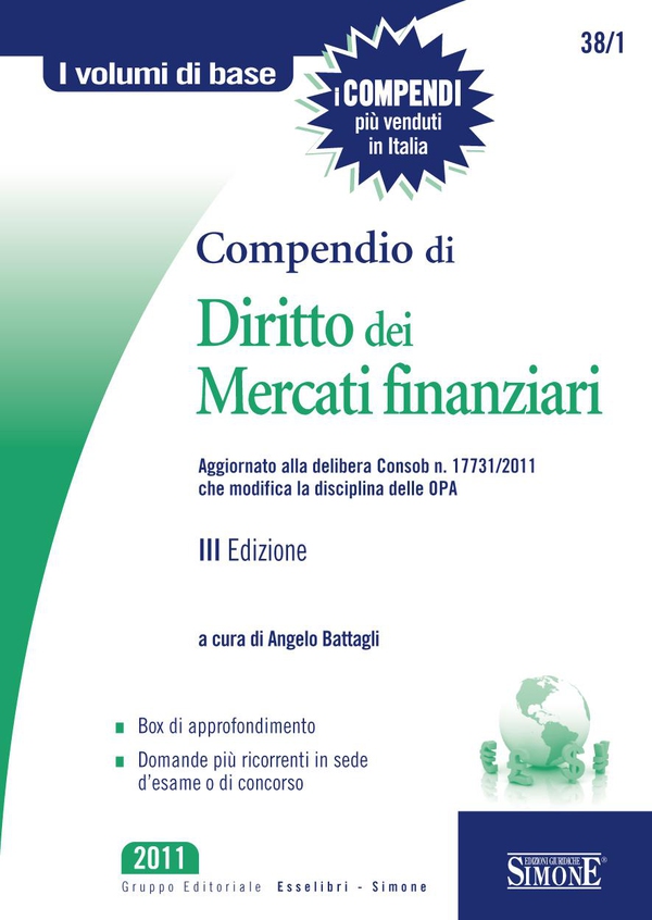 Compendio di Diritto dei Mercati Finanziari - Librerie.coop Compendio di Diritto dei Mercati Finanziari - Librerie.coop