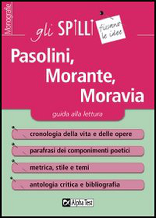 Pasolini, Morante, Moravia. Guida alla lettura - Librerie.coop Pasolini, Morante, Moravia. Guida alla lettura - Librerie.coop