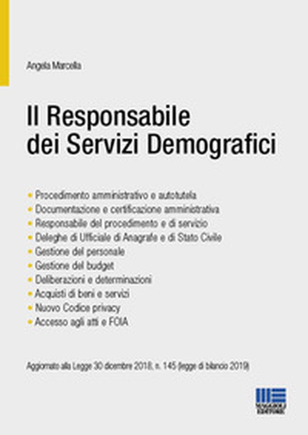 Il responsabile dei servizi demografici - Librerie.coop Il responsabile dei servizi demografici - Librerie.coop