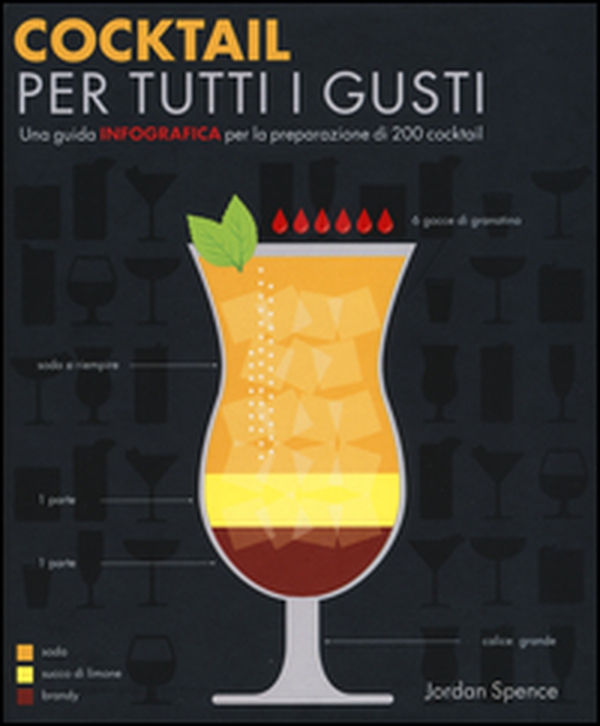 Cocktail per tutti i gusti. Una guida infografica per la preparazione di 200 cocktail - Librerie.coop Cocktail per tutti i gusti. Una guida infografica per la preparazione di 200 cocktail - Librerie.coop