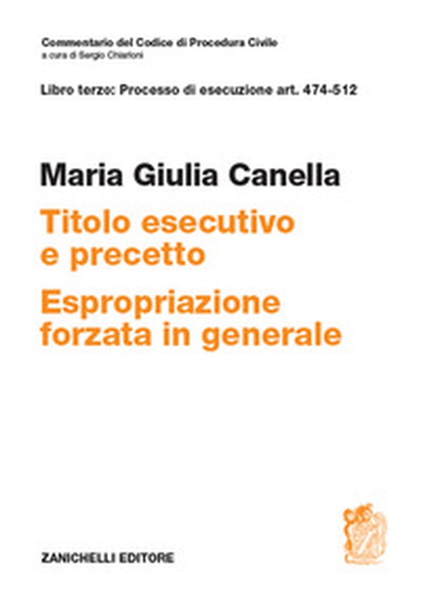 Art. 474-512. Titolo esecutivo e precetto. Espropriazione forzata in generale - Librerie.coop Art. 474-512. Titolo esecutivo e precetto. Espropriazione forzata in generale - Librerie.coop