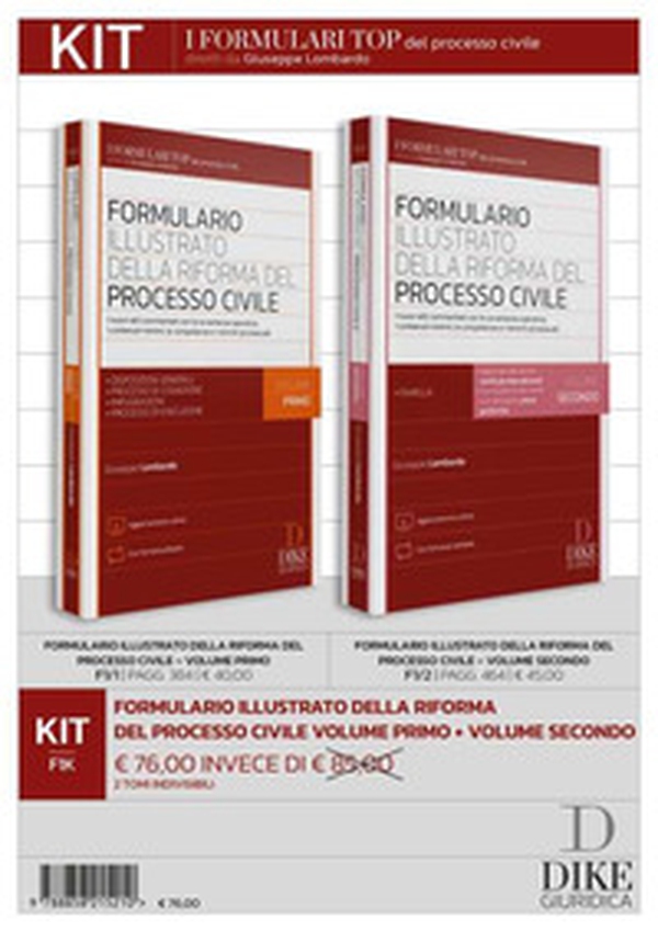 Formulario illustrato della riforma del processo civile. Kit - Vol. 1-2 - Librerie.coop Formulario illustrato della riforma del processo civile. Kit - Vol. 1-2 - Librerie.coop