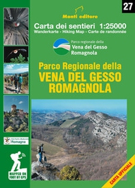 Parco Regionale della Vena del Gesso Romagnola. carta dei sentieri 1:25000 - Librerie.coop