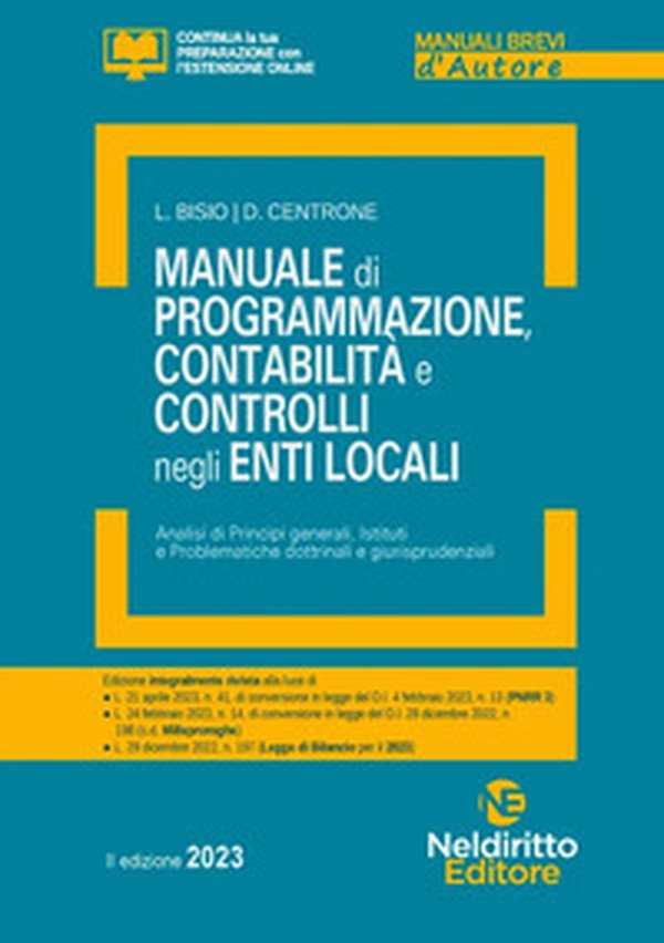 Manuale breve di contabilità, programmazione e controlli negli enti locali - Librerie.coop Manuale breve di contabilità, programmazione e controlli negli enti locali - Librerie.coop