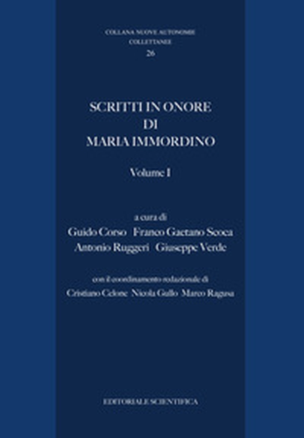 Scritti in onore di Maria Immordino - Librerie.coop Scritti in onore di Maria Immordino - Librerie.coop