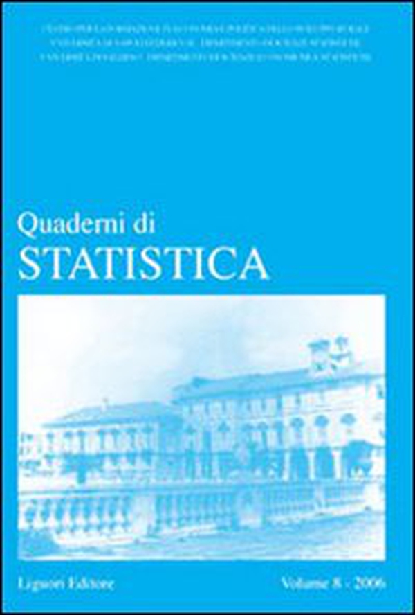 Quaderni di statistica - Librerie.coop Quaderni di statistica - Librerie.coop