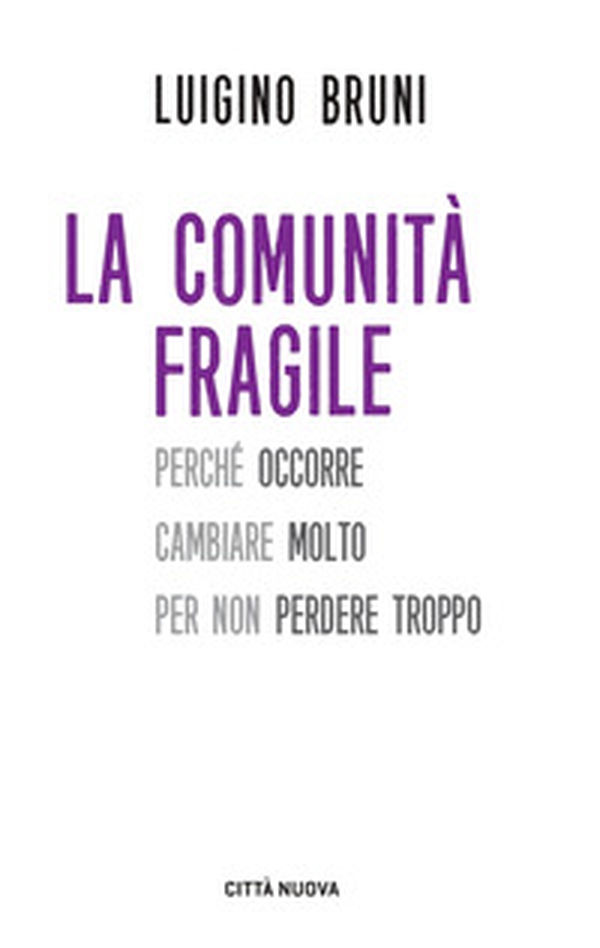 La comunità fragile. Perché occorre cambiare molto per non perdere troppo - Librerie.coop La comunità fragile. Perché occorre cambiare molto per non perdere troppo - Librerie.coop
