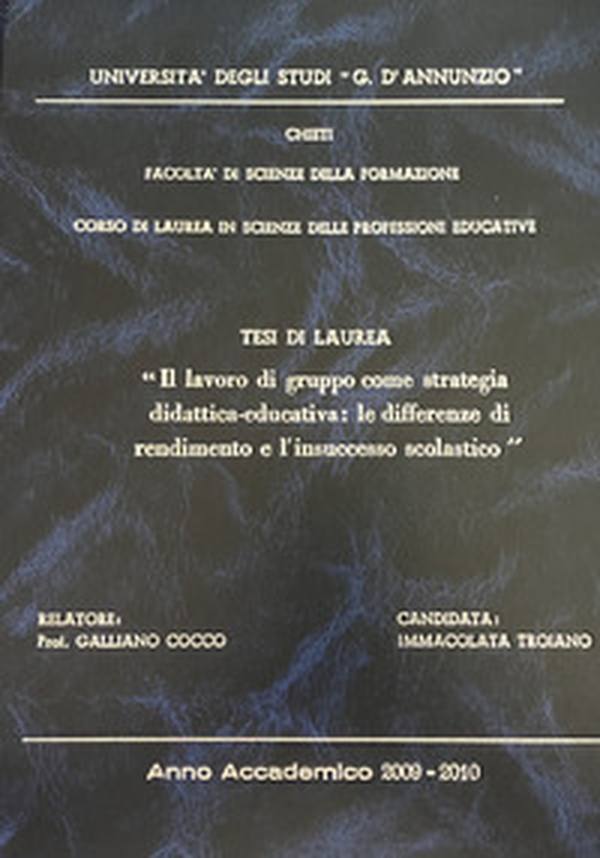Il lavoro di gruppo come strategia didattica-educativa: le differenze di rendimento e l'insuccesso scolastico - Librerie.coop Il lavoro di gruppo come strategia didattica-educativa: le differenze di rendimento e l'insuccesso scolastico - Librerie.coop