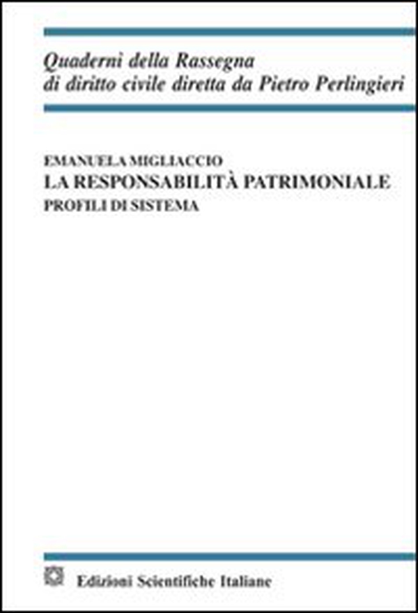 La responsabilità patrimoniale - Librerie.coop La responsabilità patrimoniale - Librerie.coop