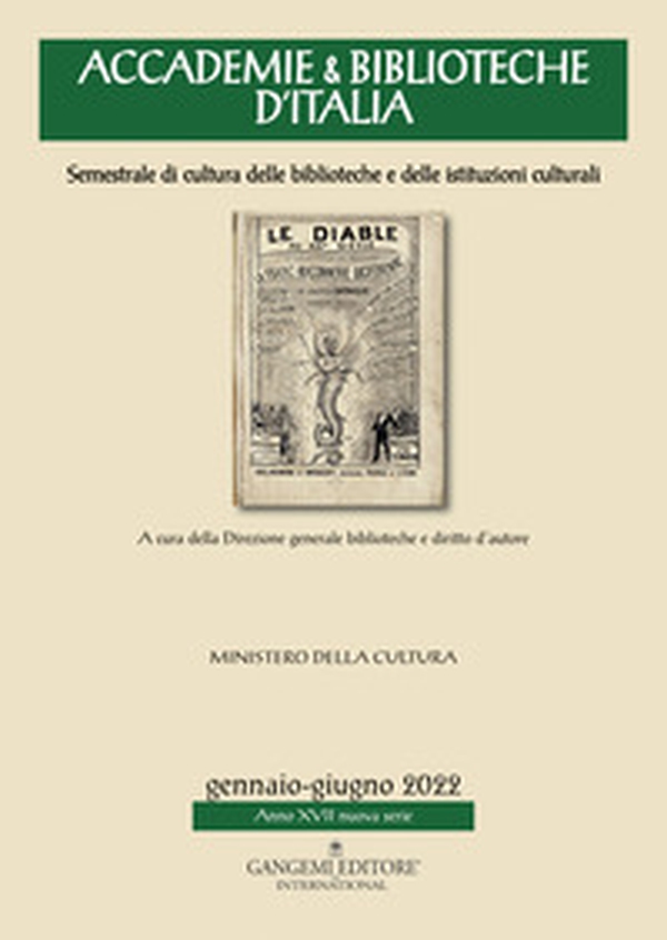Accademie & biblioteche d'Italia. Semestrale di cultura delle biblioteche e delle istituzioni culturali - Vol. 1 - Librerie.coop Accademie & biblioteche d'Italia. Semestrale di cultura delle biblioteche e delle istituzioni culturali - Vol. 1 - Librerie.coop