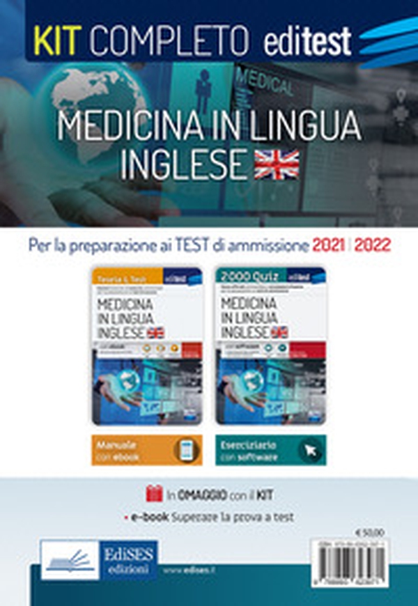 Kit completo medicina lingua inglese - Librerie.coop Kit completo medicina lingua inglese - Librerie.coop