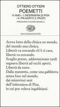 Poemetti: Vi amo-L'infermiera di Pisa-Il palazzo e il pazzo - Librerie.coop