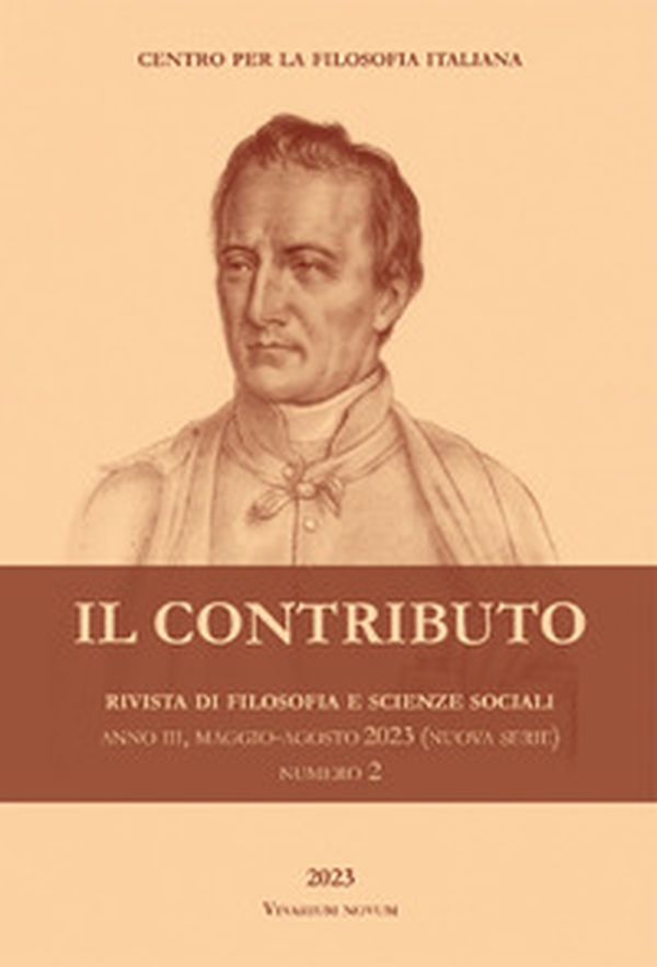 Il contributo. Rivista di filosofia e scienze sociali - Vol. 2 - Librerie.coop Il contributo. Rivista di filosofia e scienze sociali - Vol. 2 - Librerie.coop