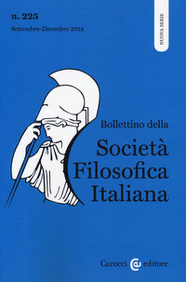 Bollettino della società filosofica italiana. Nuova serie - Librerie.coop Bollettino della società filosofica italiana. Nuova serie - Librerie.coop