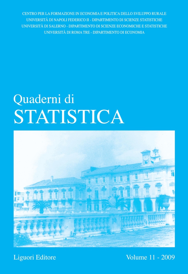 Quaderni di Statistica - Librerie.coop Quaderni di Statistica - Librerie.coop