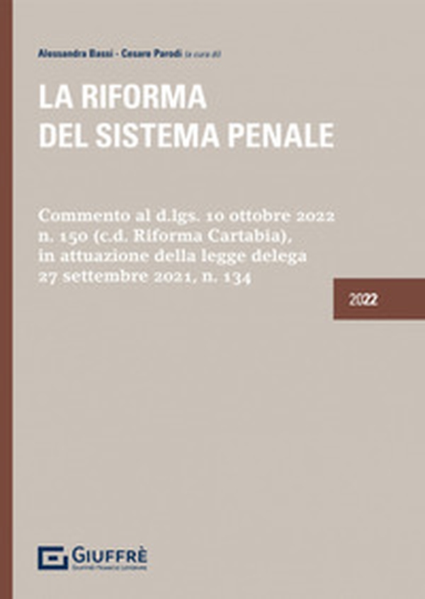 La riforma del sistema penale - Librerie.coop La riforma del sistema penale - Librerie.coop