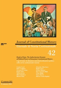 Giornale di storia Costituzionale-Journal of Constitutional history - Librerie.coop