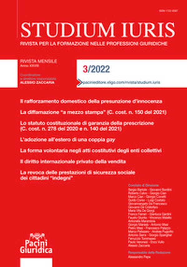 Studium iuris. Rivista per la formazione nelle professioni giuridiche - Librerie.coop Studium iuris. Rivista per la formazione nelle professioni giuridiche - Librerie.coop