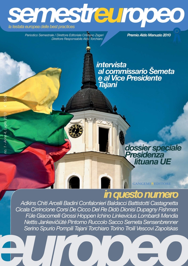 Semestre Europeo n. 1 - Anno 4, Luglio 2013 - Librerie.coop Semestre Europeo n. 1 - Anno 4, Luglio 2013 - Librerie.coop