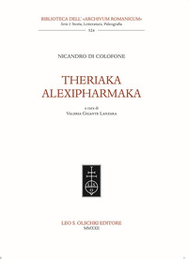 Theriaka-Alexipharmaka - Librerie.coop Theriaka-Alexipharmaka - Librerie.coop