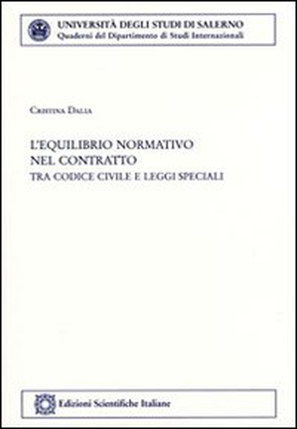 L'equilibrio normativo del contratto - Librerie.coop L'equilibrio normativo del contratto - Librerie.coop