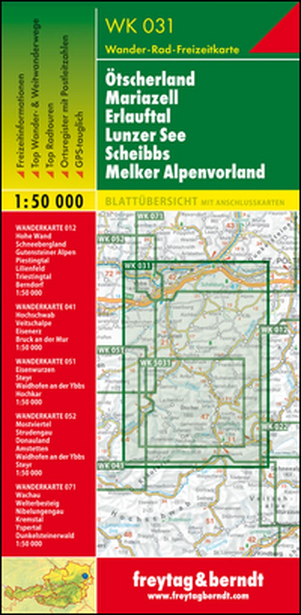 Ötscherland, Mariazell, Erlauftal, Lunzer See, Scheibbs, Melker Alpenvorland 1:50.000 - Librerie.coop Ötscherland, Mariazell, Erlauftal, Lunzer See, Scheibbs, Melker Alpenvorland 1:50.000 - Librerie.coop