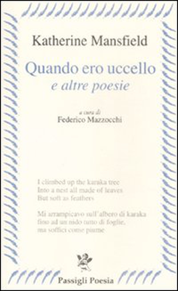 «Quando ero uccello» e altre poesie. Testo inglese a frone - Librerie.coop «Quando ero uccello» e altre poesie. Testo inglese a frone - Librerie.coop
