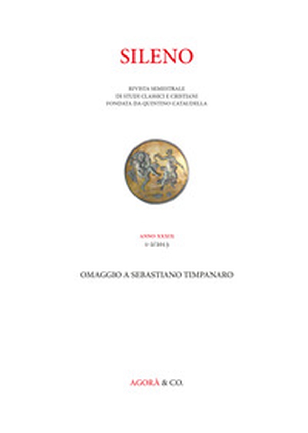 Sileno. Rivista di studi classici e cristiani - Librerie.coop Sileno. Rivista di studi classici e cristiani - Librerie.coop