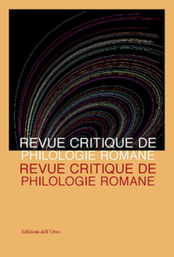 Revue critique de philologie romane - Librerie.coop Revue critique de philologie romane - Librerie.coop