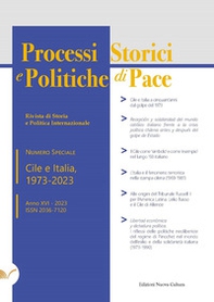 Processi storici e politiche di pace. Numero speciale Cile e Italia, 1973-2023 - Librerie.coop