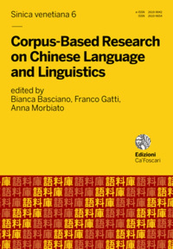 Corpus-based research on chinese language and linguistics - Librerie.coop Corpus-based research on chinese language and linguistics - Librerie.coop