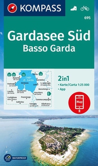 Carta escursionistica n. 695. Gardasee Süd, Basso Garda - Librerie.coop