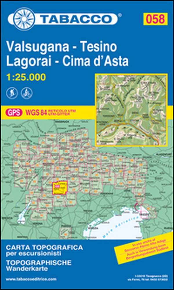 Valsugana e Tesino. Lagorai e Cima d'Asta 1:25.000 - Librerie.coop Valsugana e Tesino. Lagorai e Cima d'Asta 1:25.000 - Librerie.coop