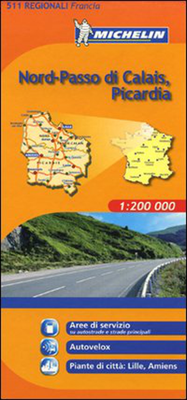 Nord-Passo di Calais, Picardia 1:200.000 - Librerie.coop Nord-Passo di Calais, Picardia 1:200.000 - Librerie.coop