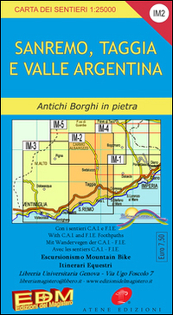 IM 2 Imperia, Sanremo, Taggia 1:25.000 - Librerie.coop IM 2 Imperia, Sanremo, Taggia 1:25.000 - Librerie.coop