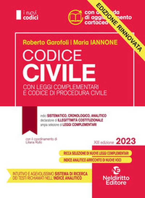 Codice civile con leggi complementari e codice di procedura civile - Librerie.coop Codice civile con leggi complementari e codice di procedura civile - Librerie.coop