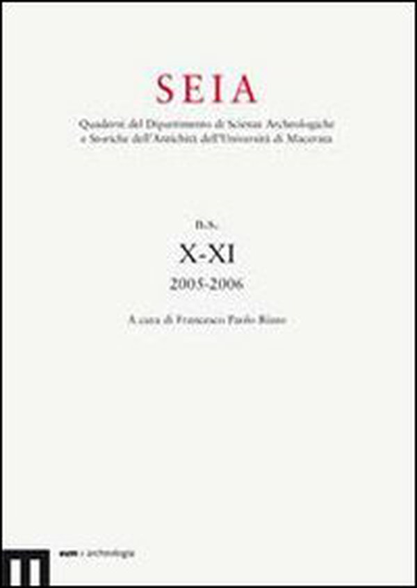 Quaderni Seia. Nuova serie (2005-2006) vol. 10-11 - Librerie.coop Quaderni Seia. Nuova serie (2005-2006) vol. 10-11 - Librerie.coop
