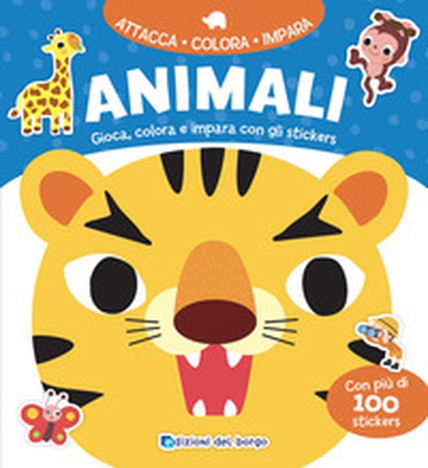 Animali. Gioca, colora e impara con gli stickers. Con adesivi - Librerie.coop Animali. Gioca, colora e impara con gli stickers. Con adesivi - Librerie.coop