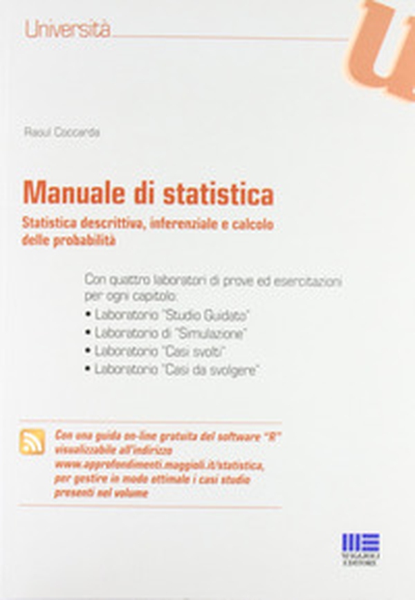 Manuale di statistica - Librerie.coop Manuale di statistica - Librerie.coop