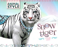 Snow Tiger. Animal style. Con adesivi - Librerie.coop