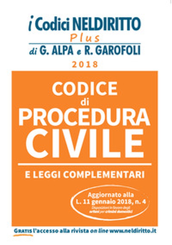Codice di procedura civile e leggi complementari - Librerie.coop Codice di procedura civile e leggi complementari - Librerie.coop