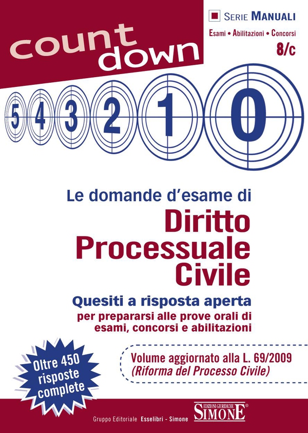 Le domande d'esame di Diritto Processuale Civile - Librerie.coop Le domande d'esame di Diritto Processuale Civile - Librerie.coop