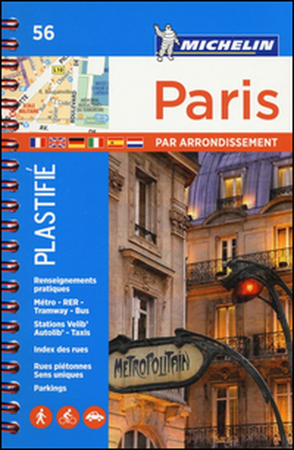 Paris par arrondissement. A spirale. 1:10.000 - Librerie.coop Paris par arrondissement. A spirale. 1:10.000 - Librerie.coop