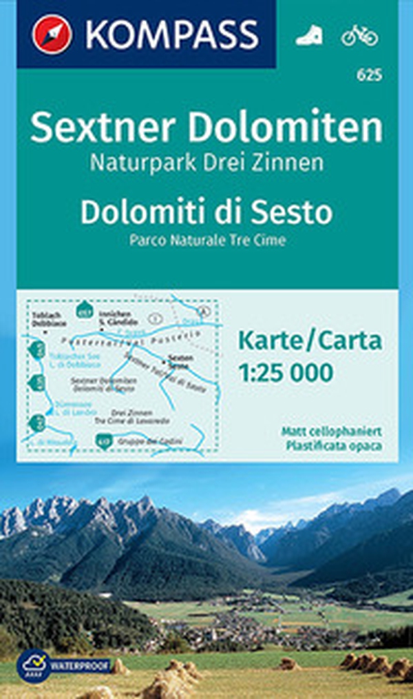 Carta escursionistica n. 625. Dolomiti di Sesto-Sextner Dolomiten 1.25:000 - Librerie.coop Carta escursionistica n. 625. Dolomiti di Sesto-Sextner Dolomiten 1.25:000 - Librerie.coop